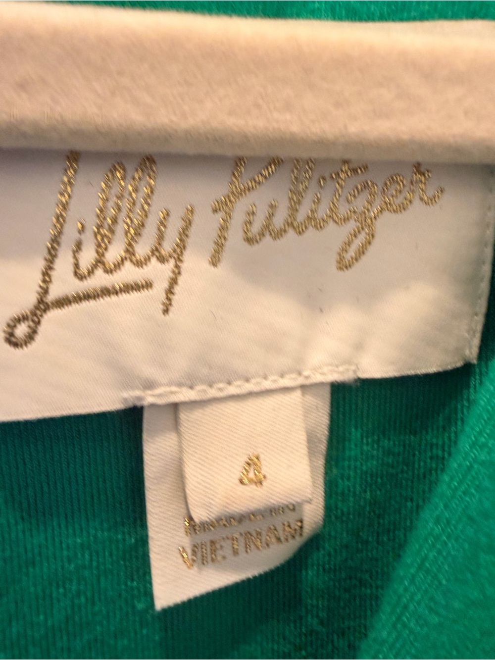 Lilly Pulitzer Emerald Green Knot-Front Maxi Dress - Picture 3 of 3